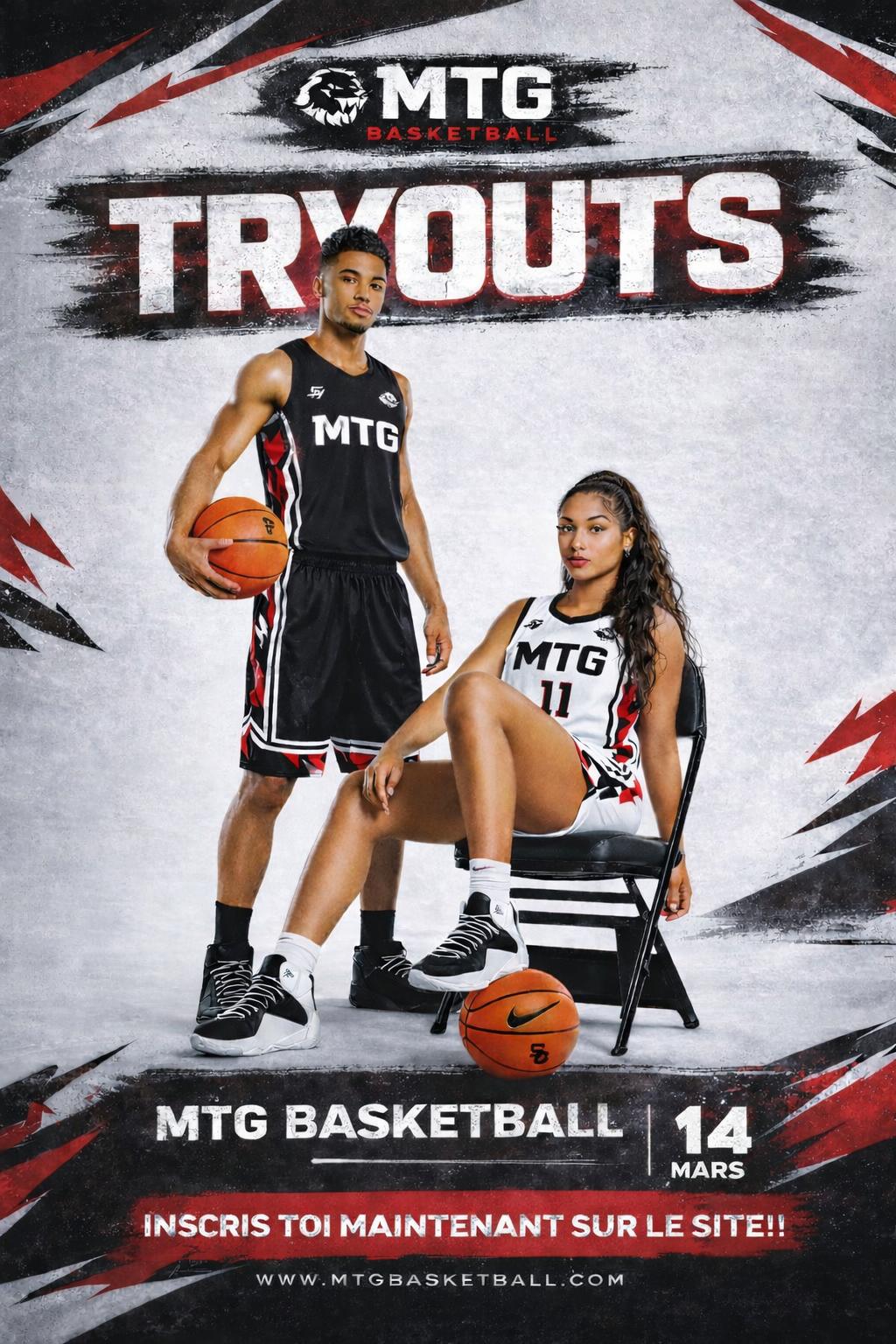 🏀 Try-Outs – Saison d’été maintenant ouverts !